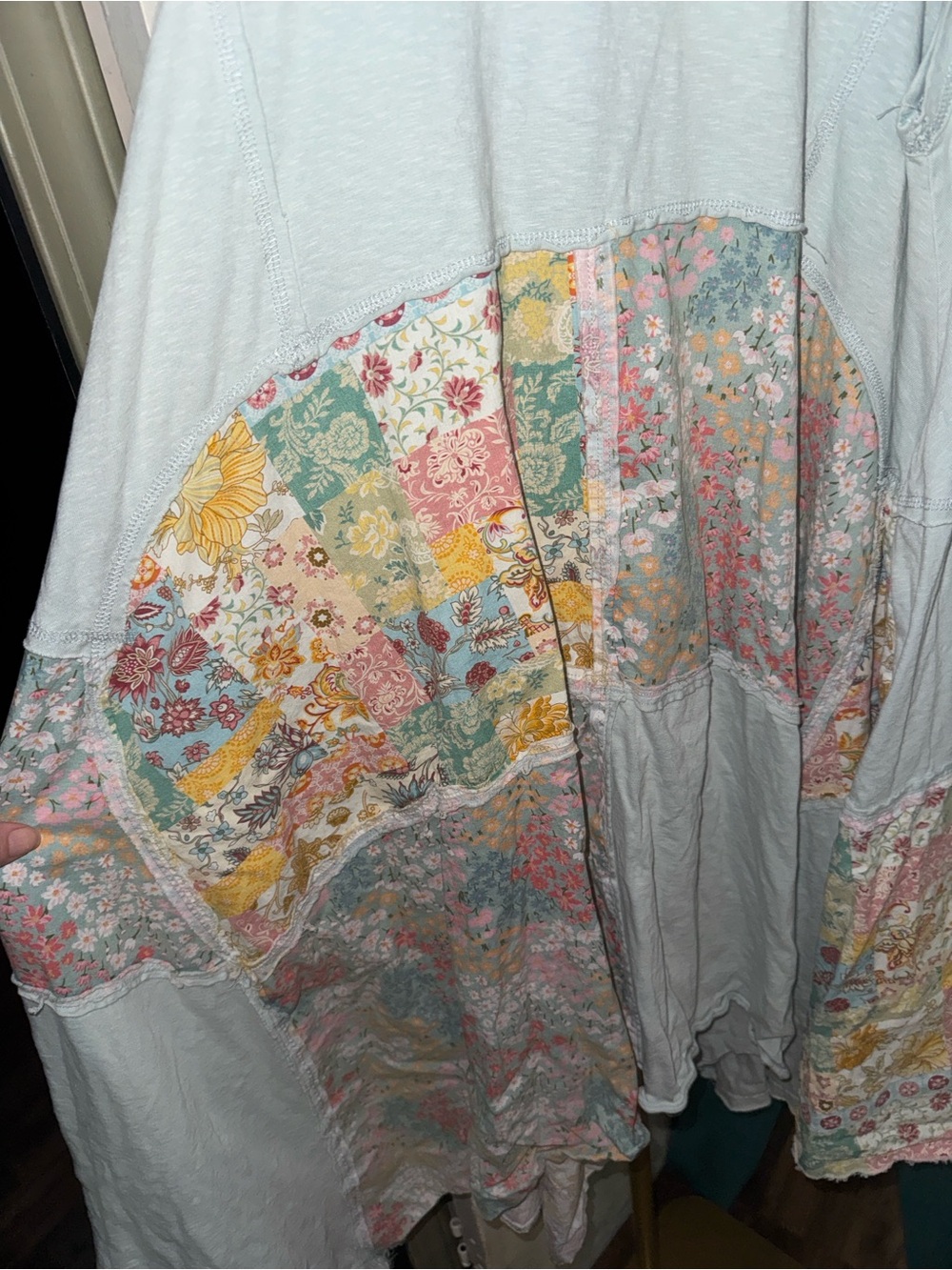 BlueVelvet patchwork dress - Picture 3 of 7